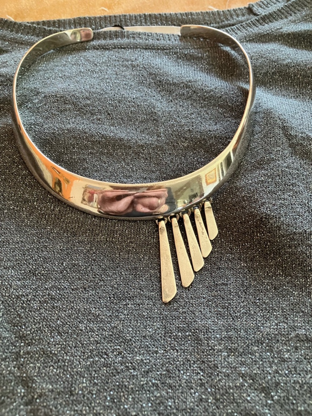 Vintage Sterling Silver Chocker Handcrafted in Taxco, Mexico - Picture 4 of 7